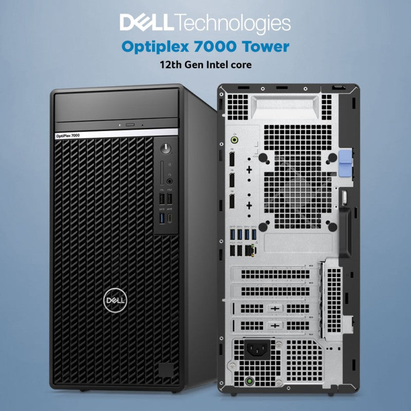 Dell OptiPlex 7000 MT - Intel  Core i7-12700 - 8GB RAM - 1TB HDD - KEYBOARD+MOUSE + Windows 11 Pro