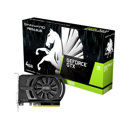 Gainward GeForce GTX 1650 Pegasus 4GB GDDR5 Graphics Card | NE51650006G1-1170F-DVI