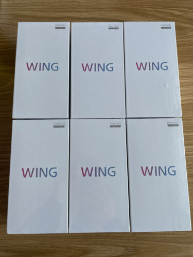 LG Wing 5G LM-F100TM F100VM F100N 256GB+8GB 64MP Unlocked Smartphone -Black