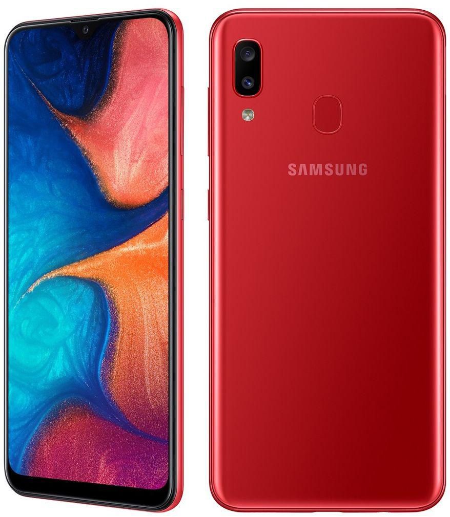 Samsung Galaxy A20s A207M 32GB DUOS GSM Unlocked Phone (International Variant/US Compatible LTE) -Red